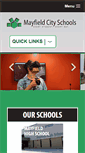 Mobile Screenshot of mayfieldschools.org